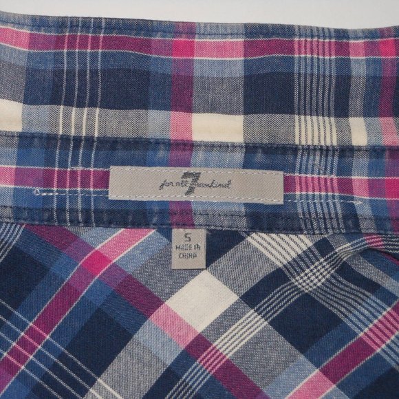 7 For all Man kind colorful men's button shirt - Picture 2 of 8